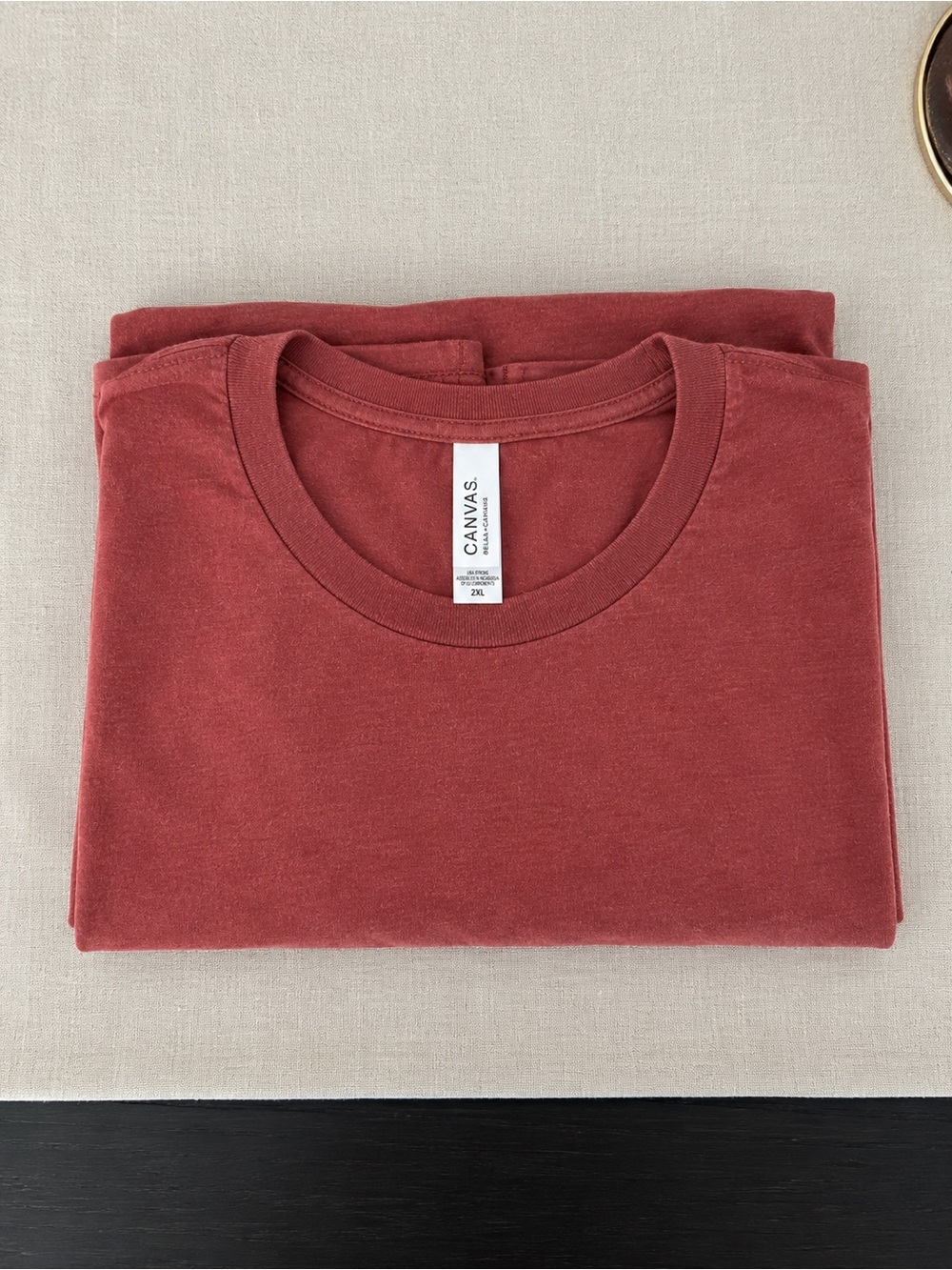 Bella+Canvas Rust Unisex T-Shirt 2XL New Blank Basic Tee 100% Cotton